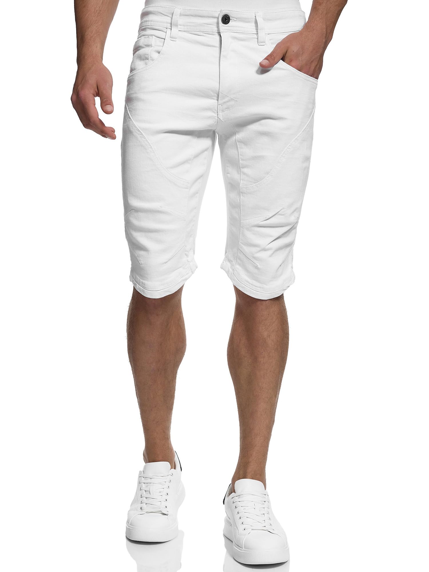 Indicode Hombres Leon Pantalón Corto confeccionado en 98% algodón