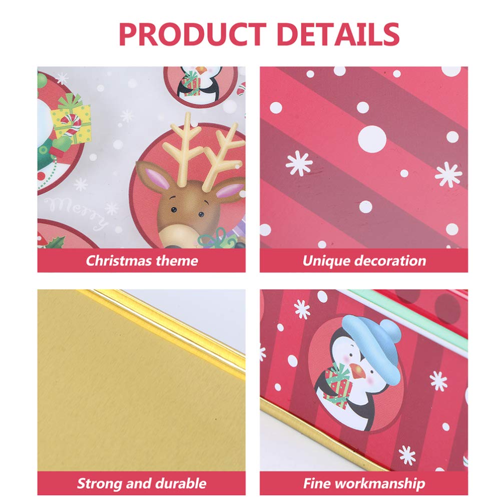 Boîtes à Biscuits De Noël Avec Fenêtre - Contenants Pour