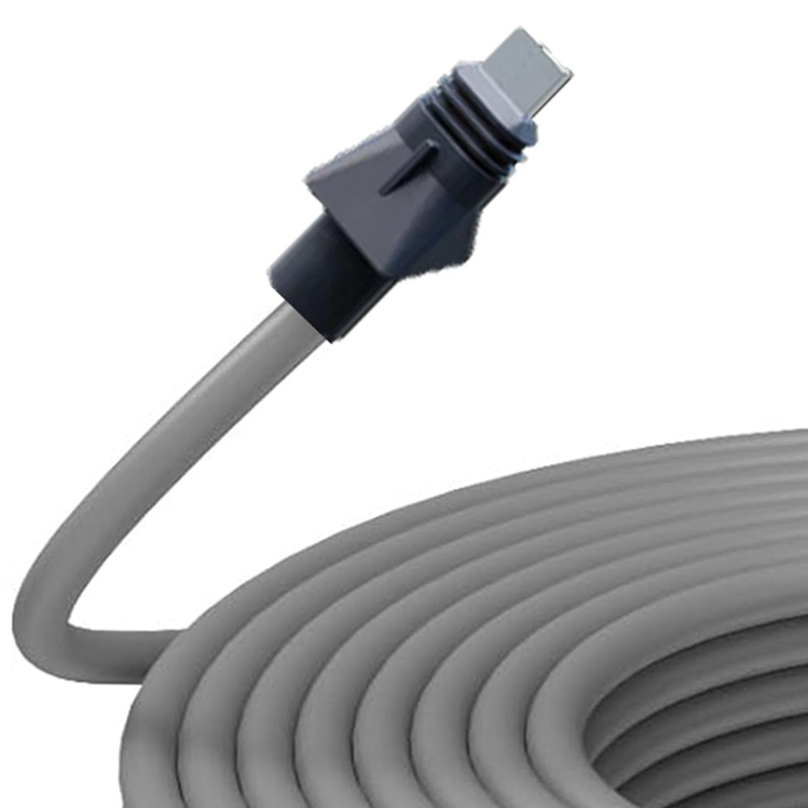 Hyuduo Câble de Remplacement par Satellite 1200 Mbps Résistant à L'eau pour L'antenne de Vaisselle Gen2 V2 avec une Installation Facile et une Perte de Signal Minimale (15 pieds / 4,6 m)