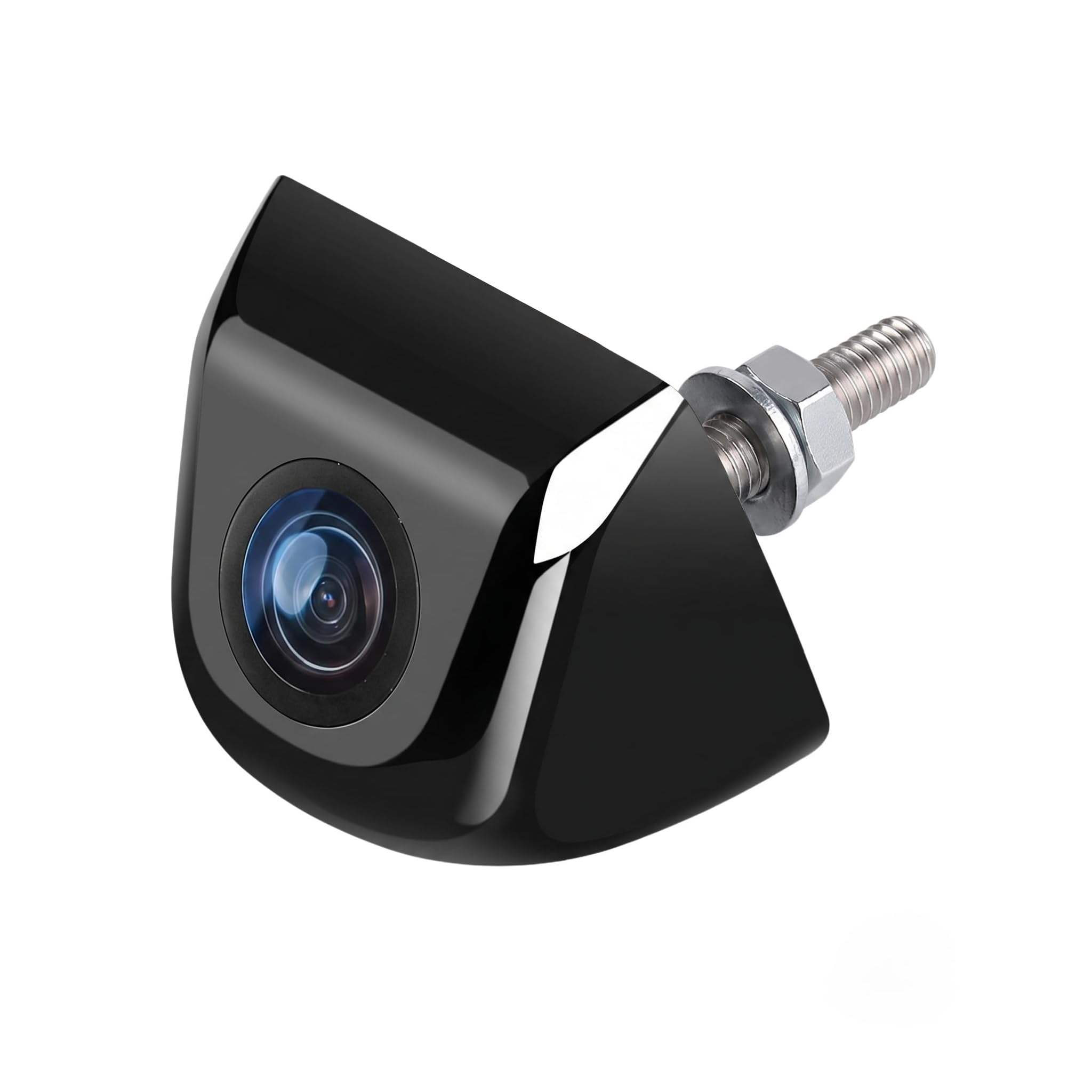 Fiknonk 1 PC Backup Camera, HD Night Vision 170 Degree Wide Angle Lens, IP69 Waterproof Metal Rear View Reverse Camera, Universal for Cars Trucks SUVs RVs Vans (Black)