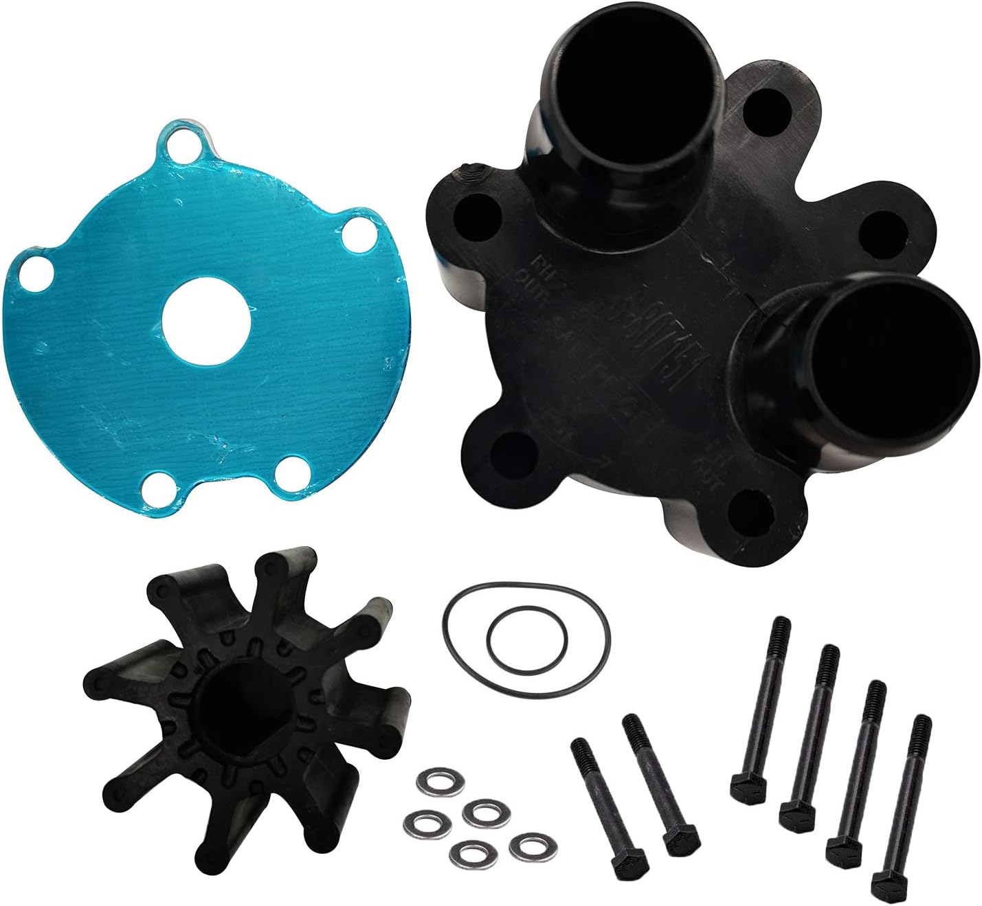 DEF 807151A14 18-3150 Water Pump Housing and Impeller Repair Kit Replace Sierra 183150 Quicksilver 807151A14 Marine 46807151A14 Mercury 46807151A7 GLM 12088 for Mercruiser Alpha Bravo Engines