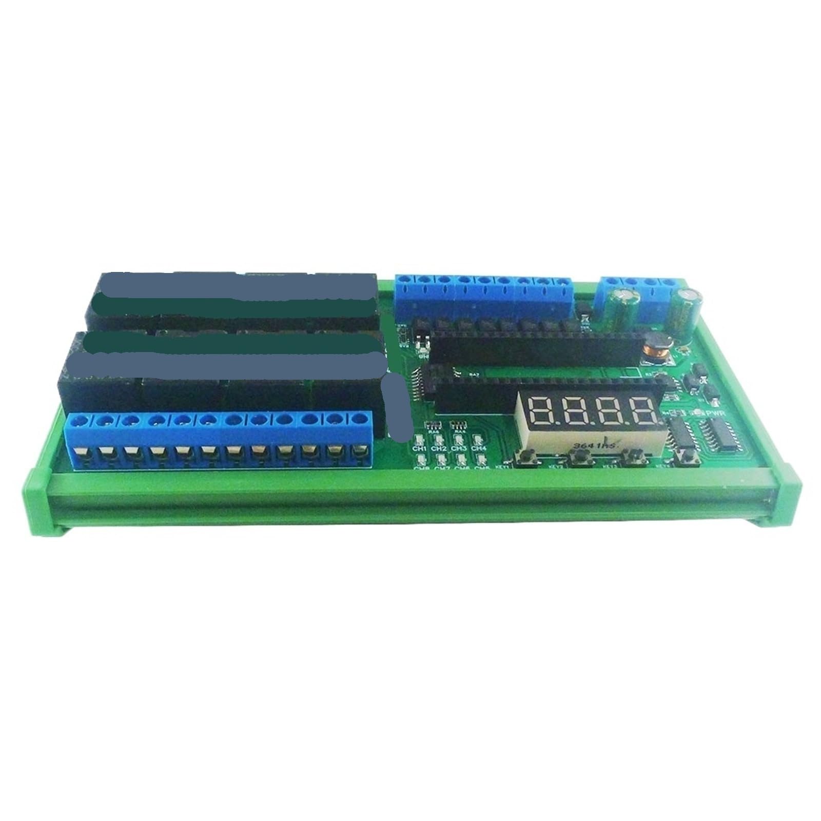 DN33C08 8ch RS485 PLC IO Scheda Espansione Modulo relè ritardo multifunzione per RasPi RPI Pico Python C++