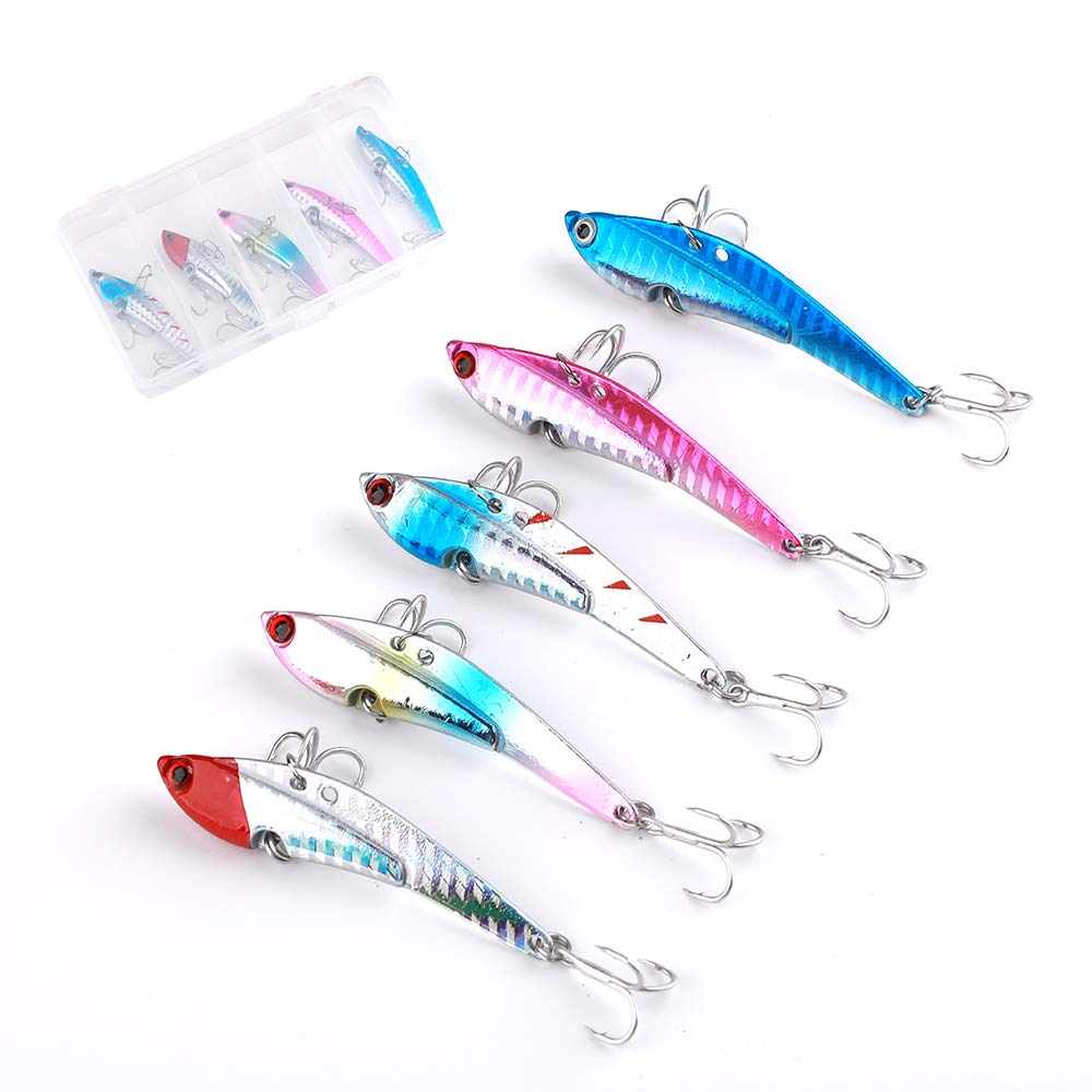 メタルバイブレーション25g 　5個セット 5セット　青２個 メタルバイブレーション25g 5個セット 5セット 青2個 Amazon.co