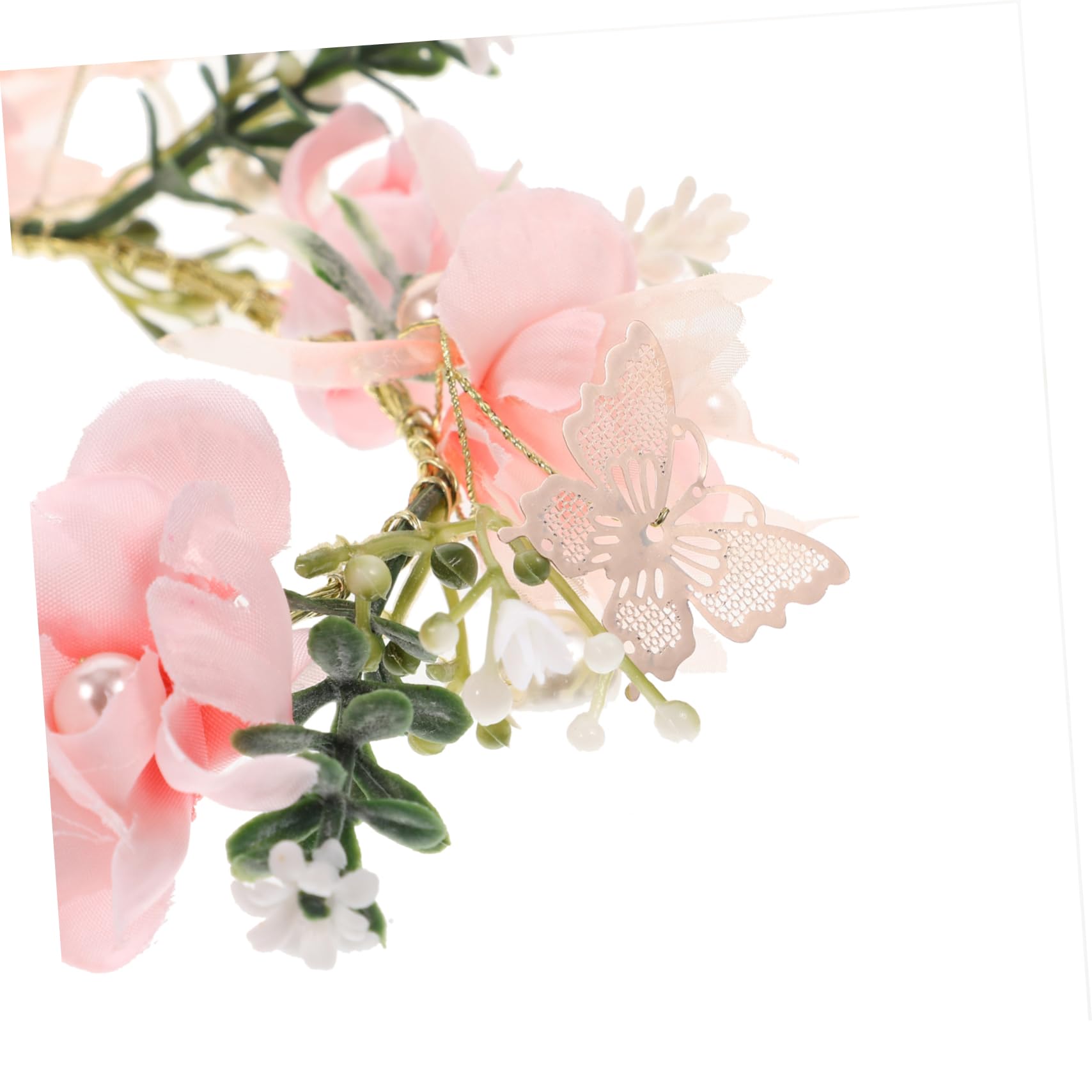 FRCOLOR Lot De 5 Bandeaux De Mariée Réglables Bracelet À Fleurs Élégants Pour Filles Accessoire Pour Cheveux Idéal Pour La Plage Et Les Mariages