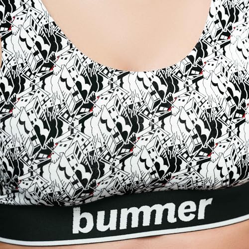 Image of Bummer Women's Proactive Wireless Non Padded Sports Bra | Micro Modal Anti Bacterial & Full Coverage
