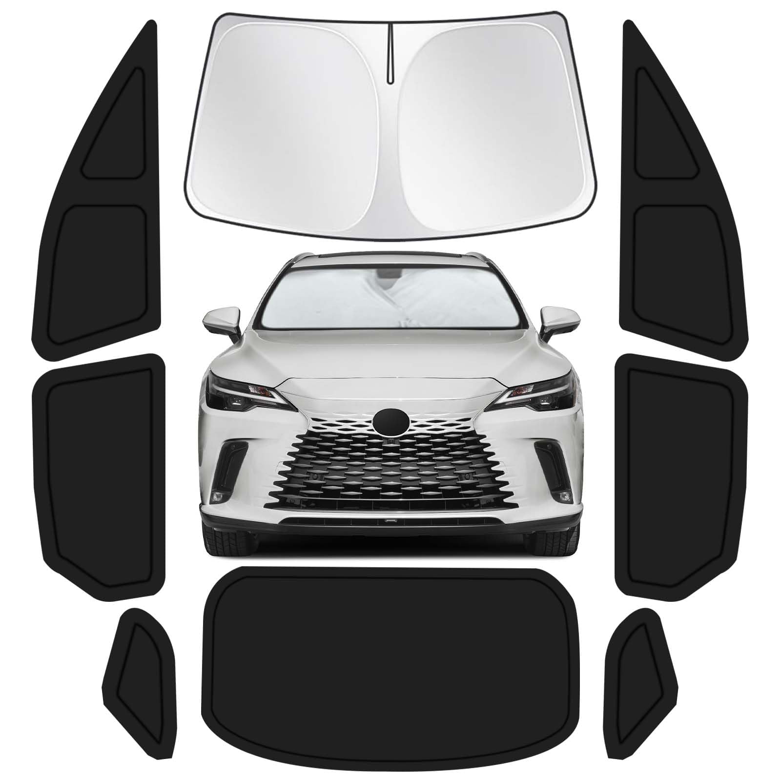 for Lexus RX 2023-2025 Car Window Shades, 8Pcs Full Window Covers