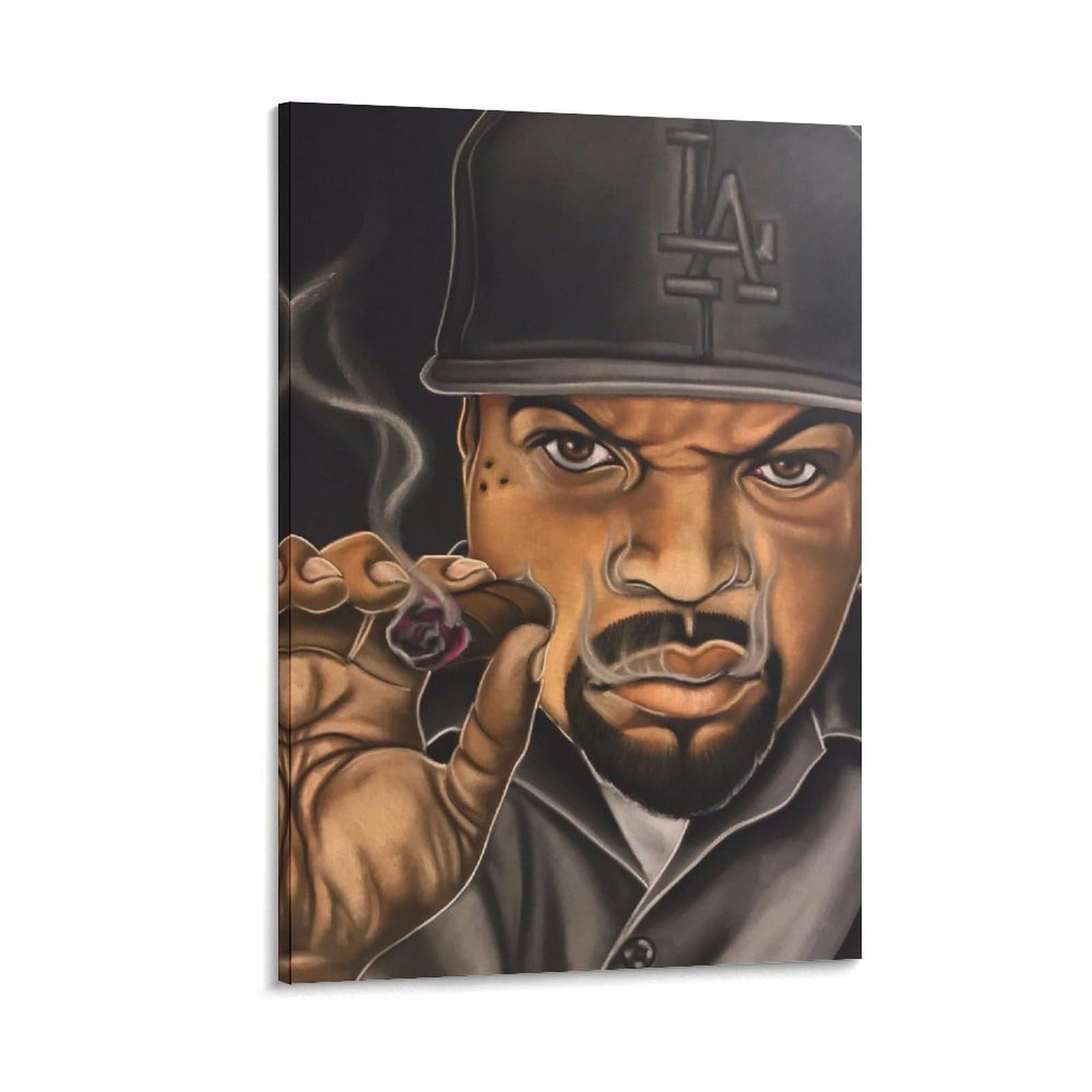 Poster artistico su tela, motivo: cantante rap hip hop, tutte le stelle, decorazione artistica da parete, poster decorativi moderni per la casa, 40 x 60 cm