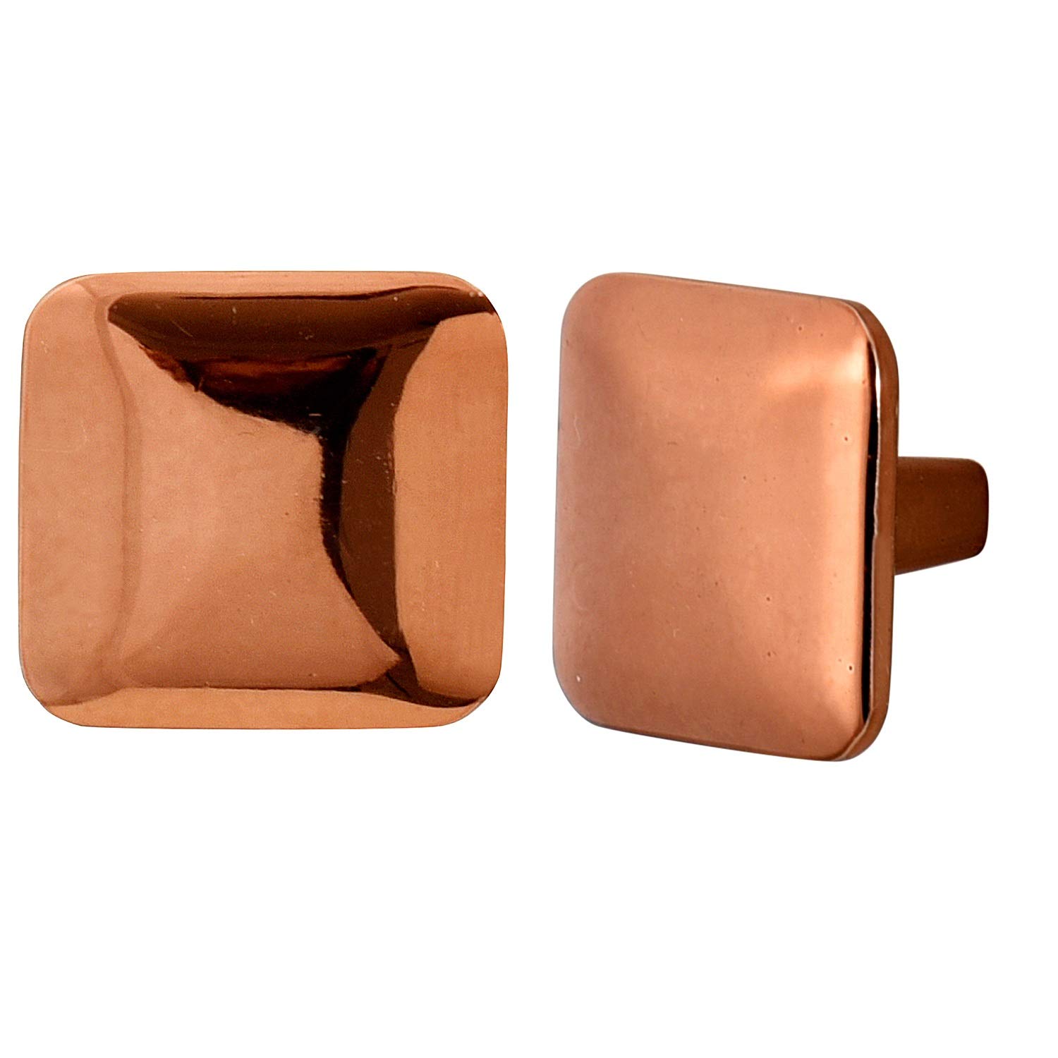 e-Hardware Depot: Decorative, Square Knob for Drawers and Cabinet (Material : zinc Metal, Finish: Rose Gold, 3 cm x 3 cm x 2 cm) (1 Piece) (B08RC74FKS) Amazon Price History, Amazon Price Tracker