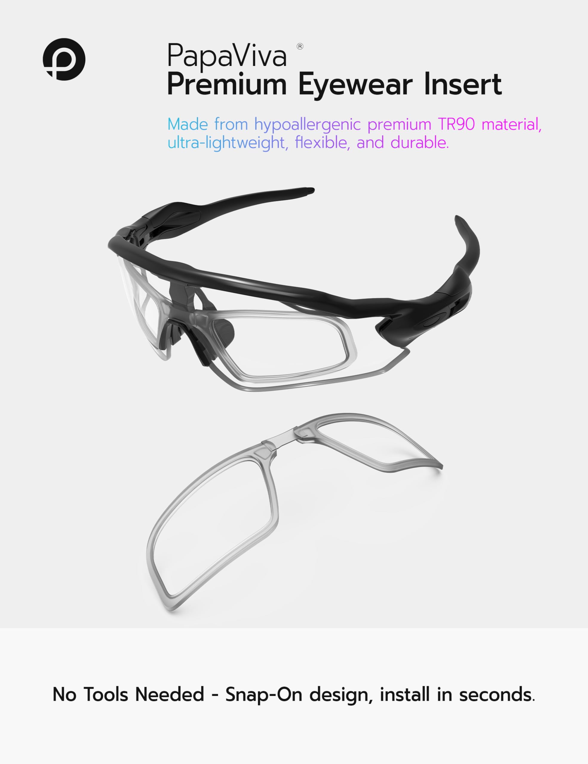 Porta-lenti a clip per occhiali da sole Oakley Radar EV Series