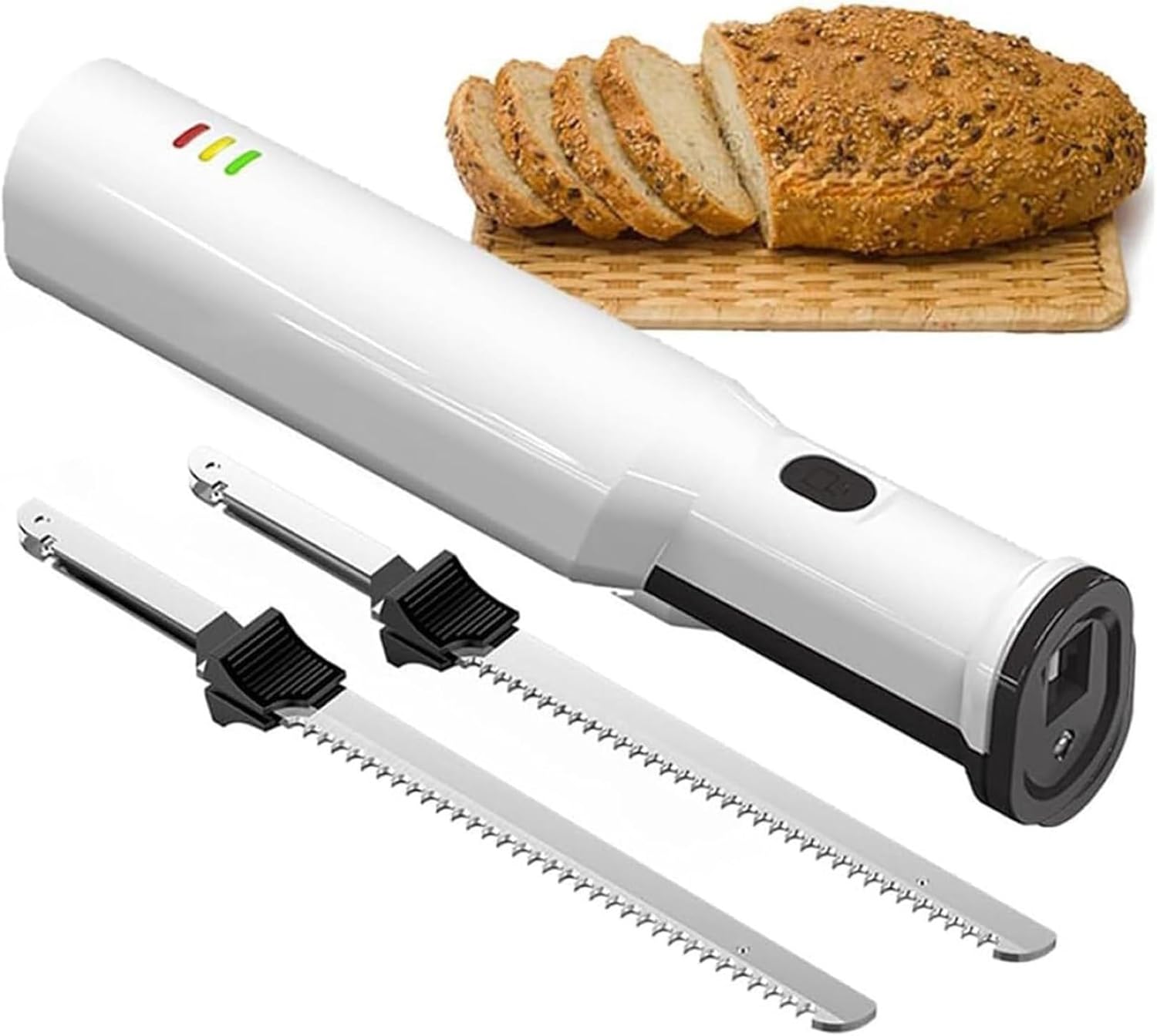 IINCOOY Rechargeable Wireless Bread Knife, Professional Electric Knife