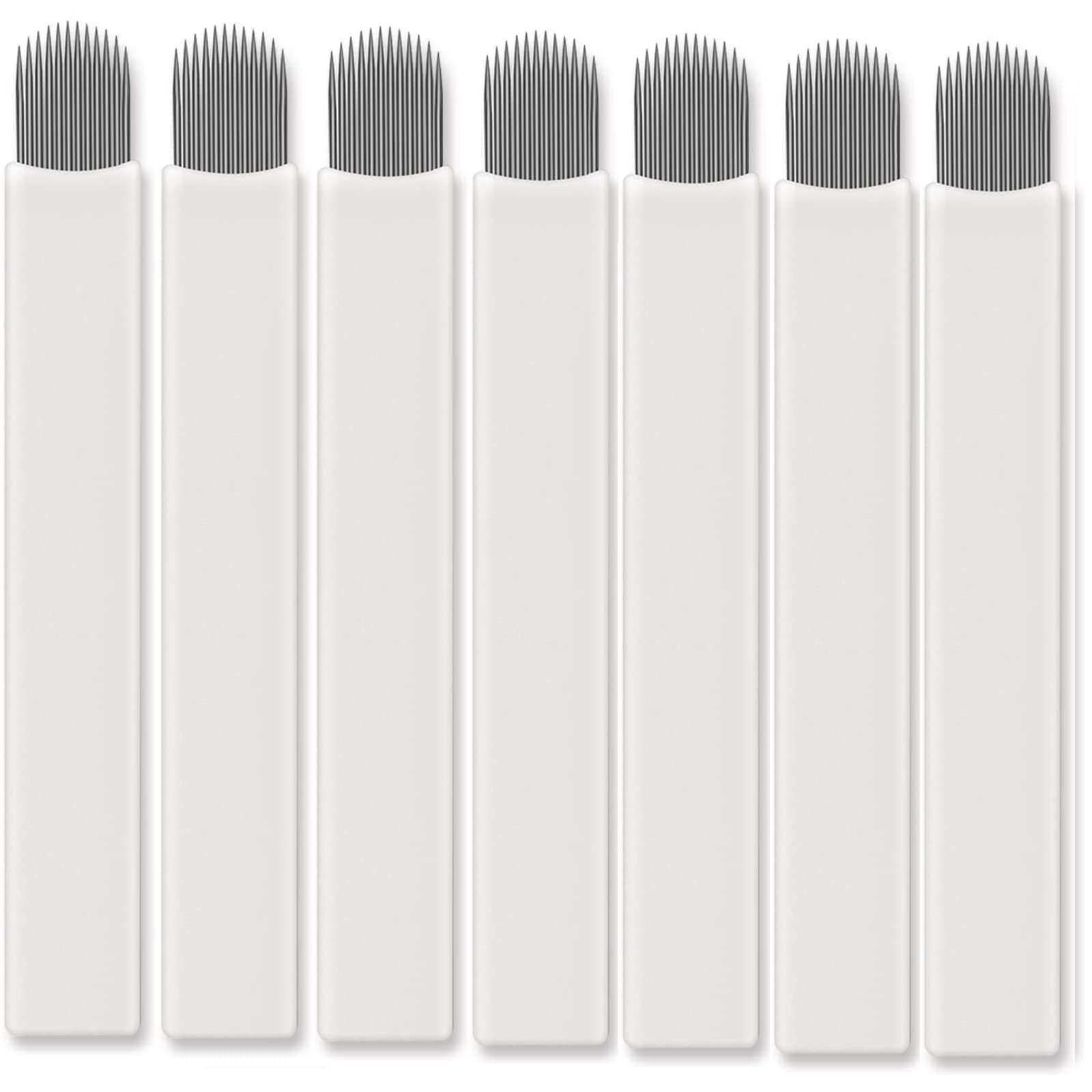 Tattoo Gizmo Microblading Needles 12U Manual Pen Blades for Eyebrows Lips 0.25mm Permanent Makeup Needle - Pack of 20pcs