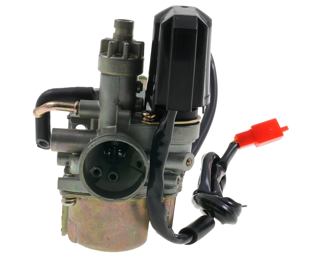 Carburador 2EXTREME 12mm compatible con Peugeot, Honda, Kymco vertical – con estárter eléctrico, distancia orificios 35mm – repuesto para Speedfight, Buxy, Elystar