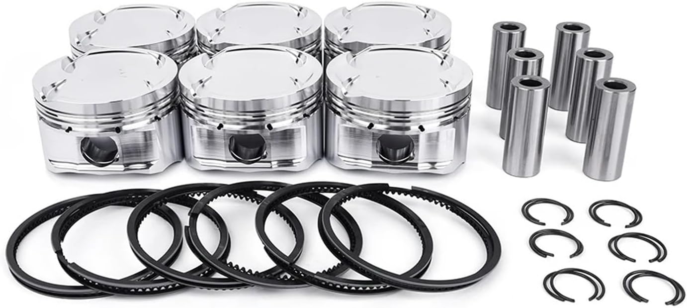 Racing Forged 4032 Aluminum Pistons For 2JZ 2JZ-GTE Performance Parts With Rings Pins(87.5mm 8.5.1)