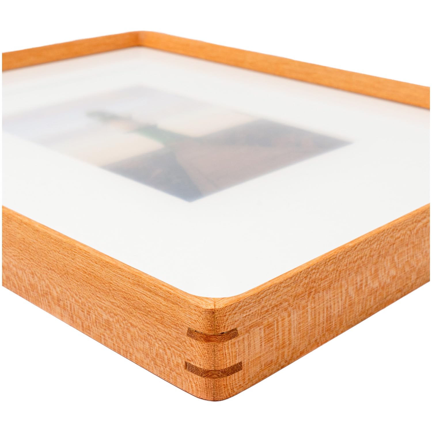 木製フレーム Amazon.com - Zibrelte 12x18 Solid Teak Wood Picture Frame Matted