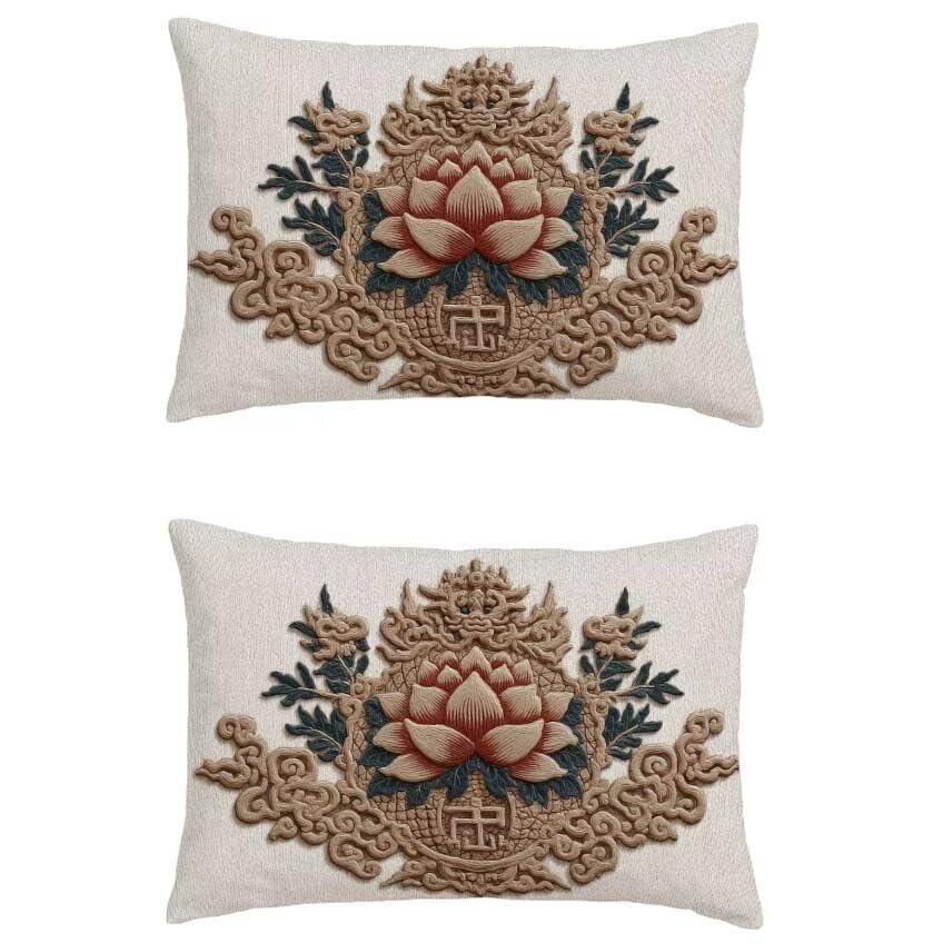 Taie oreiller décoration maison bohème 70x90cm, le cadeau idéal pour le salon