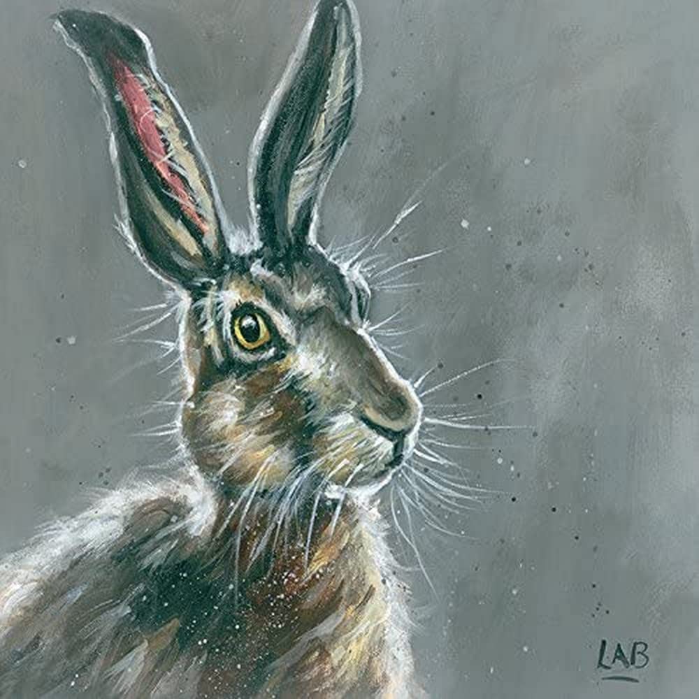 Louise Brown Multi-Colour "Hattie" Canvas Print, Cotton, 3.20 X 40.00 X 40.00 Cm