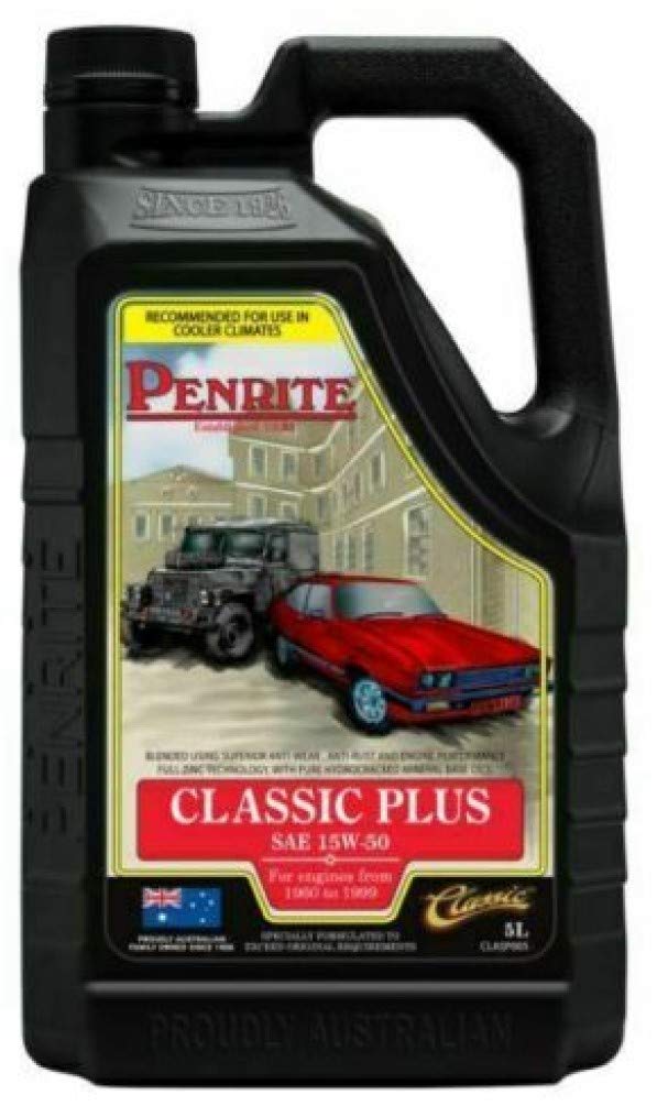 Buy Penrite Classic Oil 15W50 Classic Plus High Zinc Mineral Engine Oil, 5 Litres Online at