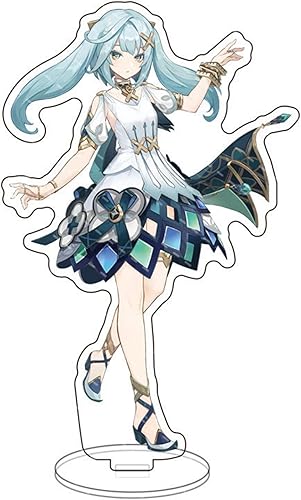 Rainteam Genshin Impact - Figura de acrílico con soporte, colorido y exquisito diseño de personajes para la colección de fanáticos del juego (Albedo)