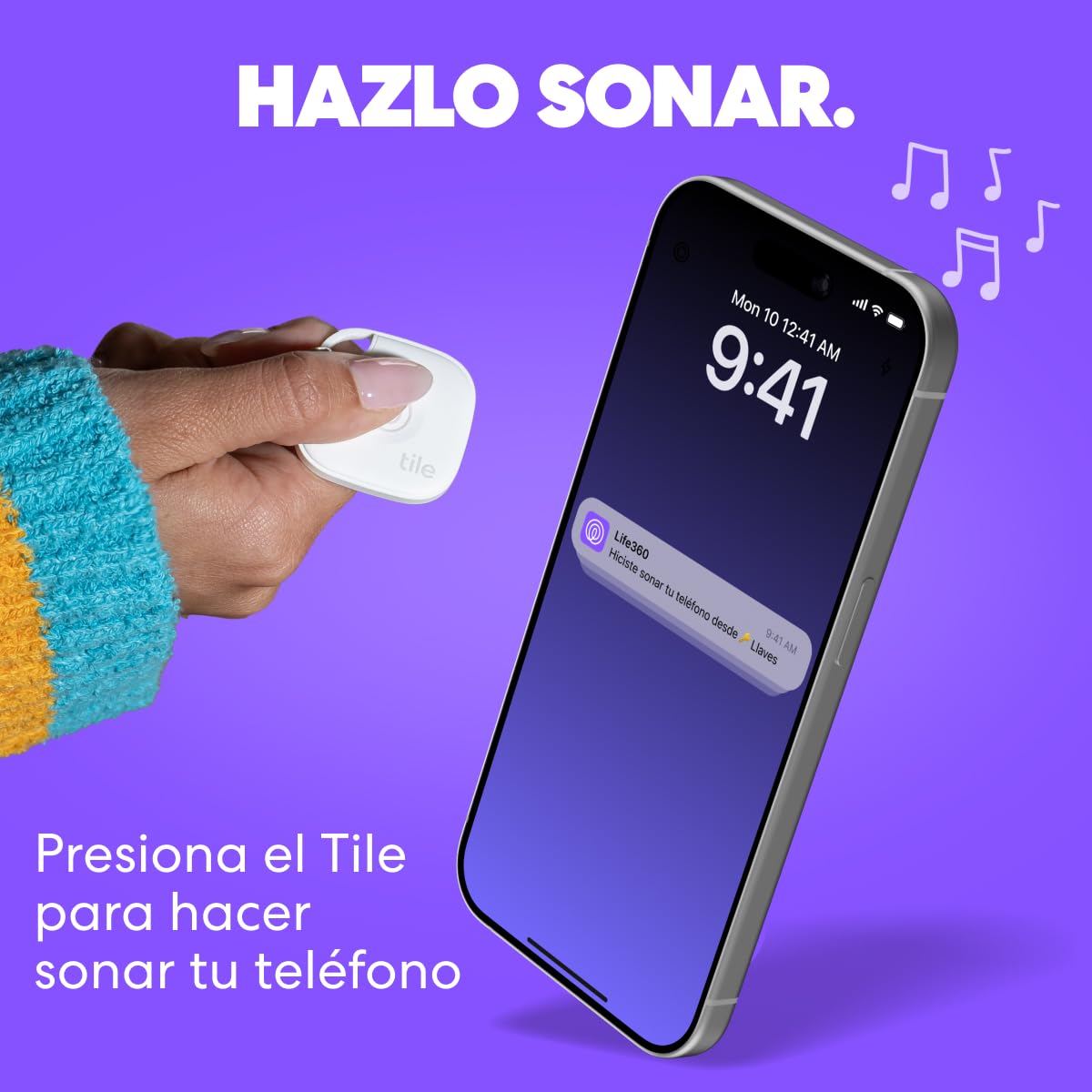 Tile by Life360 Mate - Localizador Bluetooth, localizador de Llaves y localizador de Objetos para Llaves, Bolsos y Mucho más.Compatible con iOS y Android. Paquete de 1 (Green Surf) - 4