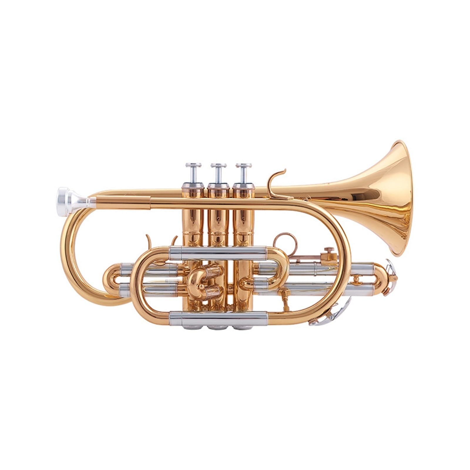 Kornett Trompete Lack Gold B Key Professionelles Musikinstrument