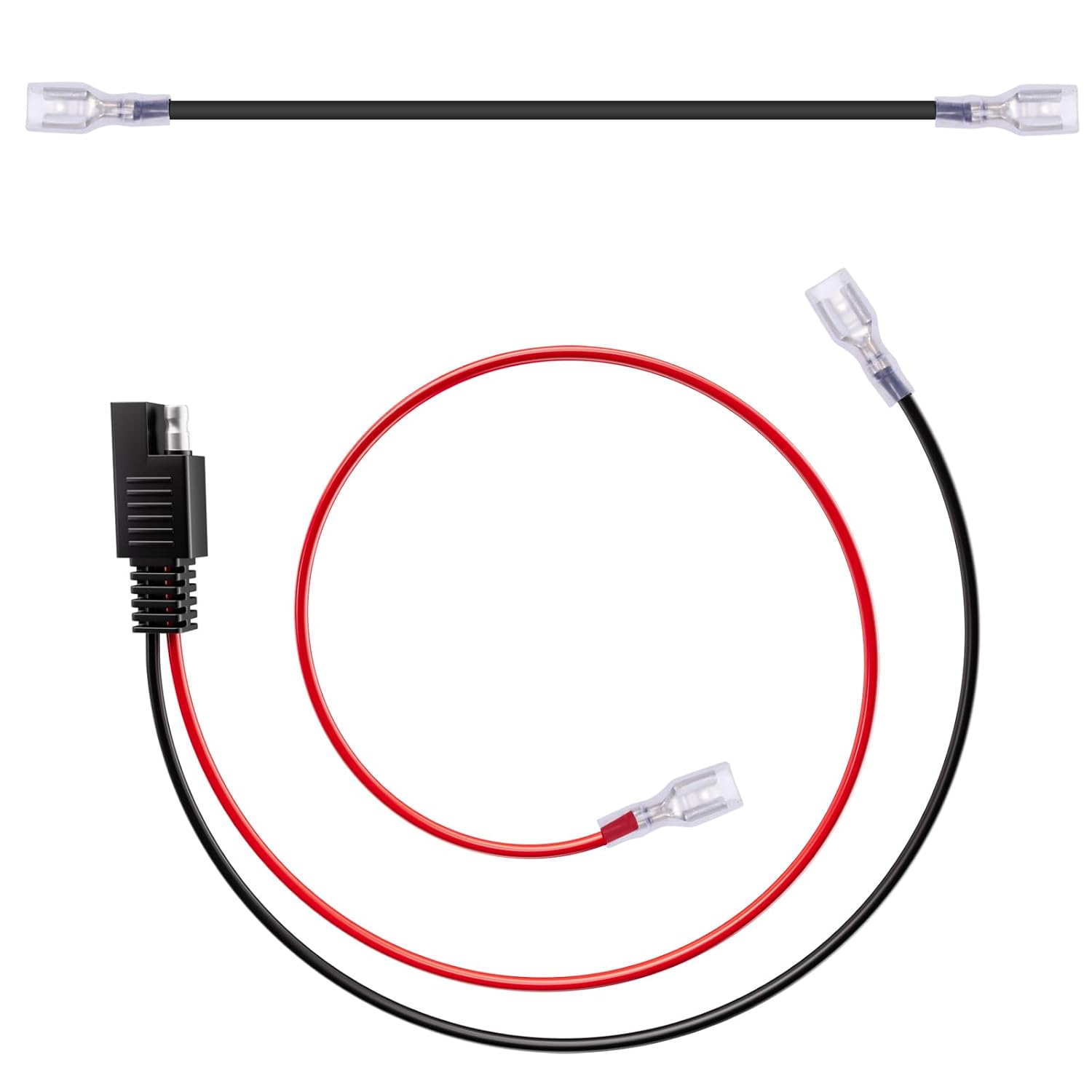 24 Volt Electric Scooters Battery Wiring Harness Compatible with eZip GT IZIP Schwinn Mongoose Insulated Battery Terminal Wire Harness with 2-Prong Connector 24V Battery Wire for Electric Scooters