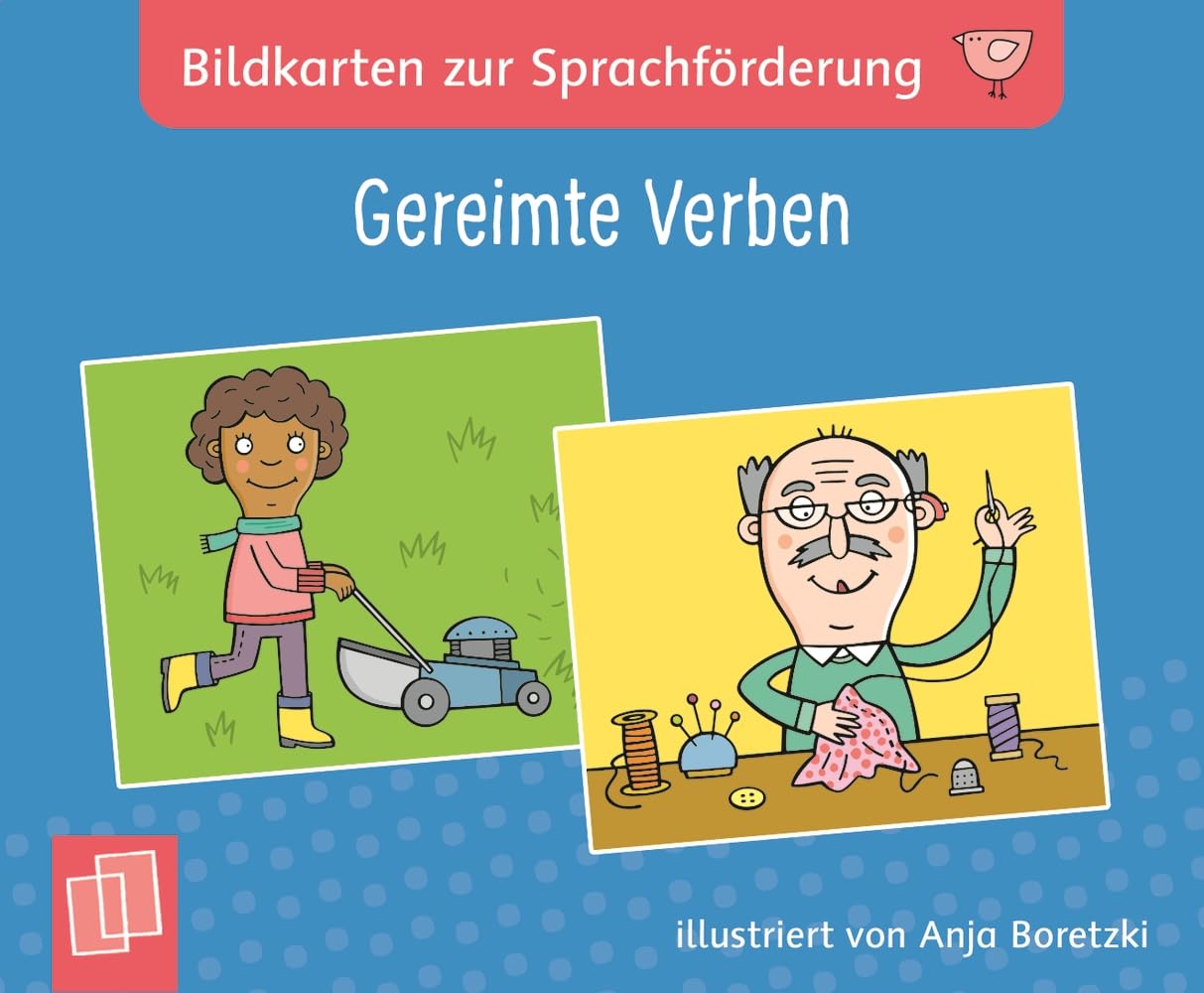 Verlag An Der Ruhr Gereimte Verben: Für Kita, Grundschule Und Sprachförderung – Neuausgabe Mit Downloadmaterial (Bildkarten Zur Sprachförderung)