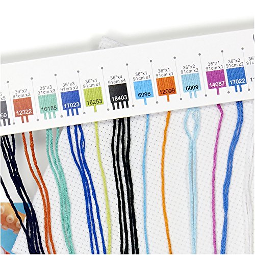 Dimensions 70-65173 Disney Go With The Flow Finding Nemo Counted Cross Stitch Kit, 5" X 7" , White #TOP6