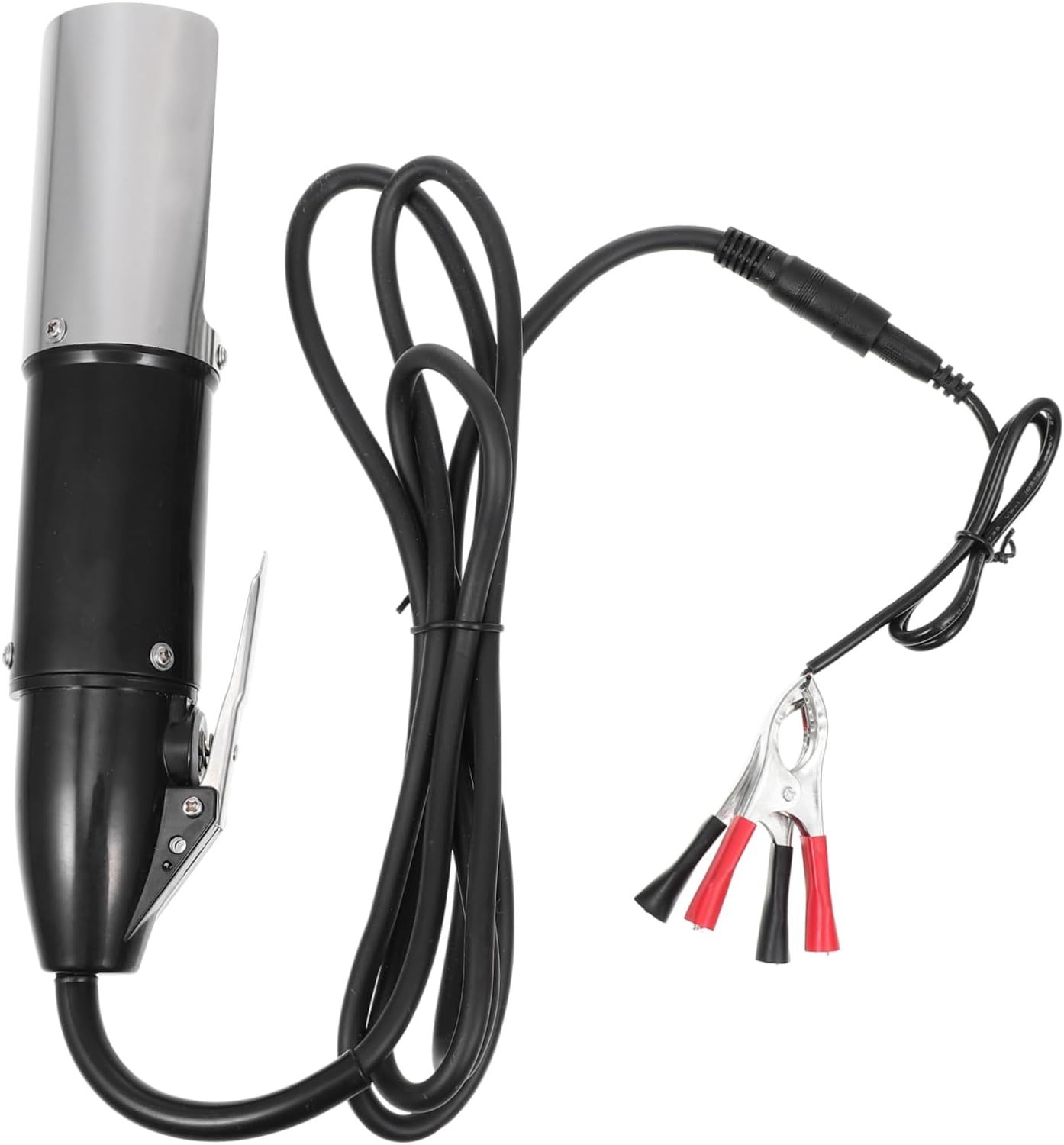 KICHOUSE 1set Electric Scale Scraper Machine Fish Scaling Tool for Home and Commercial Use Efficient and Safe Fish Scaler Includes Machine and Battery Clamps