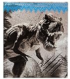 Making the Grade Dinosaur Design 2 Pocket Portfolio Folder - 9.5 x 11.5 Inches (Tyrannosaurus Rex Blue)