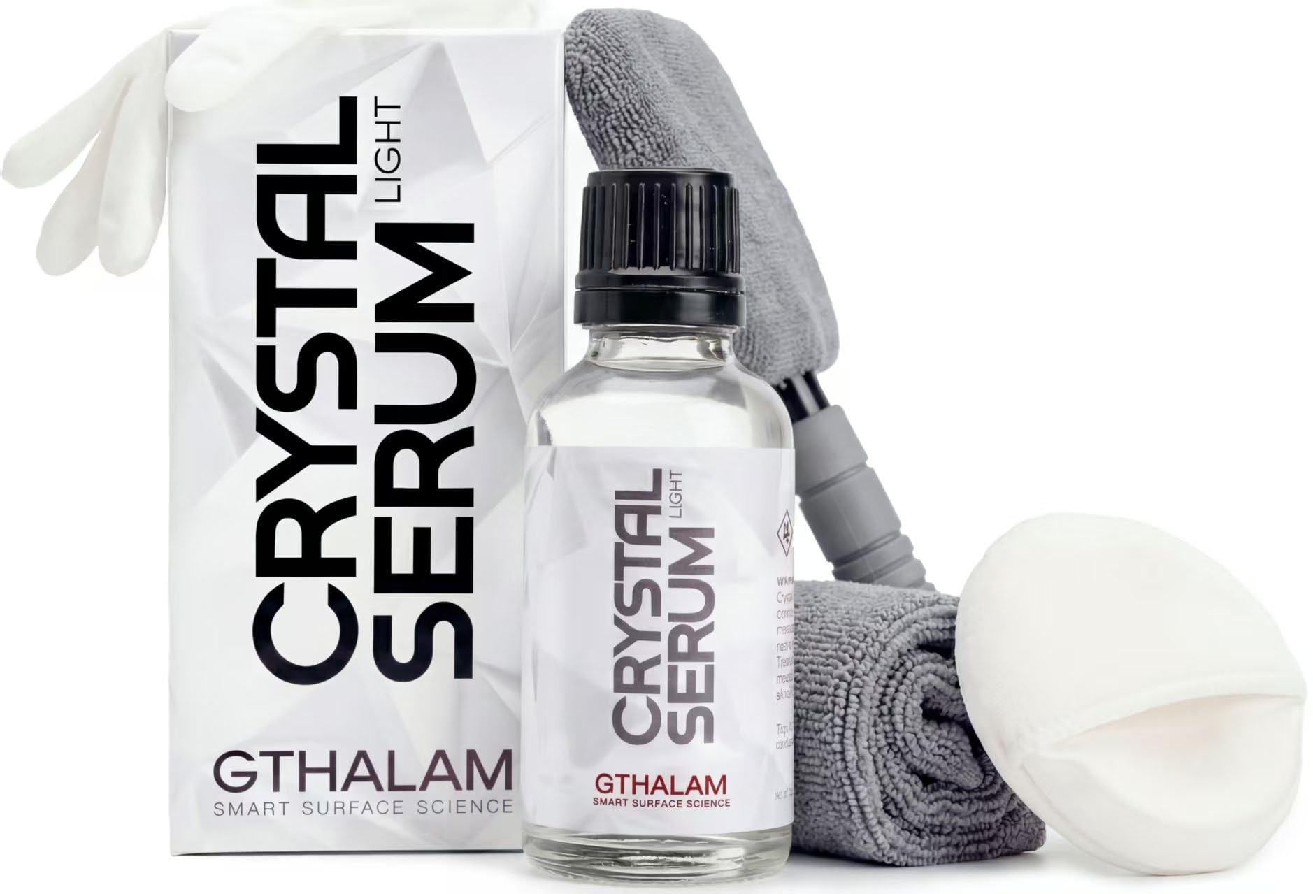 Amazon.com: 20H Crystal Serum Light Ceramic Coating Kit 30ml