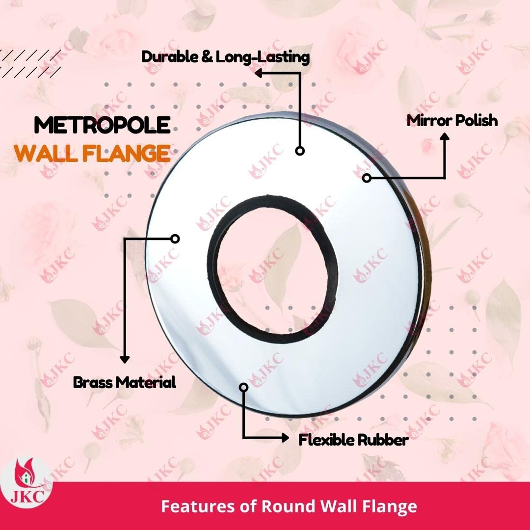 JKC Parrywar Old Type 40mm Metropole Flush Valve Round Wall Flange Repair Replacement Spare Parts Suitable for Parrywar New Type Metropole only (Round Wall Flange) 2