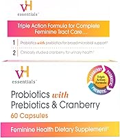 Vista 5 de Rephresh Pro-B Suplemento probiótico para mujeres, 30 cápsulas orales y probióticos vH Essentials con prebióticos y suplemento de salud femenina