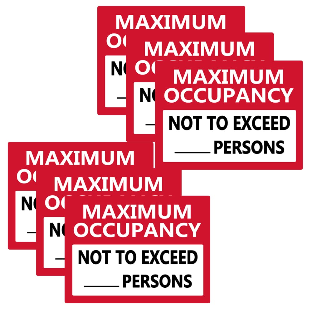 Amazon.com : Maximum Occupancy Not to Exceed Persons Business Signs for Hotel,Business,Office,Social Distancing,10x7 Inch,10 Pcs Per Pack : Office Products amazon-com-maximum-occupancy-not-to-exceed-persons-business-signs-for-hotel-business-office-social-distancing-10x7-inch-10-pcs-per-pack-office-products