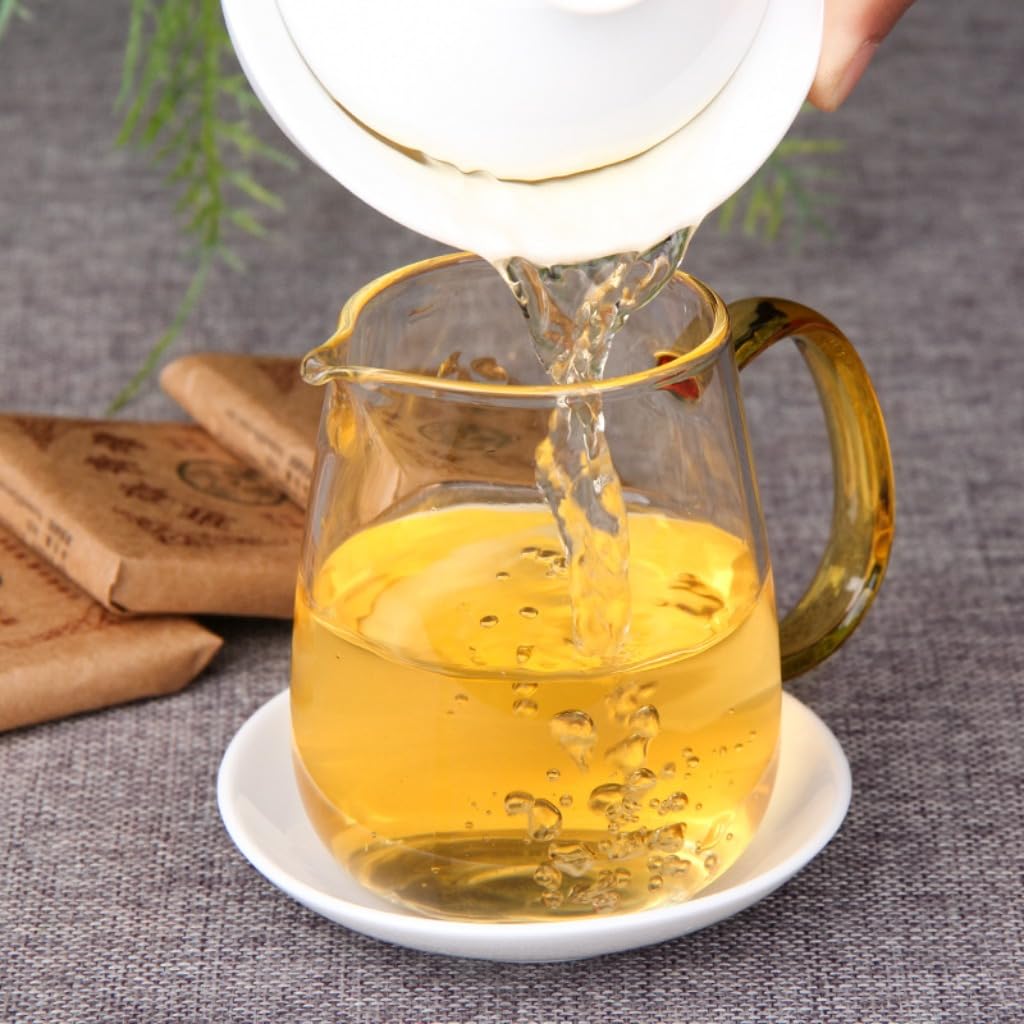 Tè Pu-erh Crudo Dello Yunnan | Mattone Di Tè Verde, Pre-segnato Per Una Facile Rottura, 36g/mattone | Confezione Singola | Tè Per Il Consumo Quotidiano (36g * 20/14.82 oz)