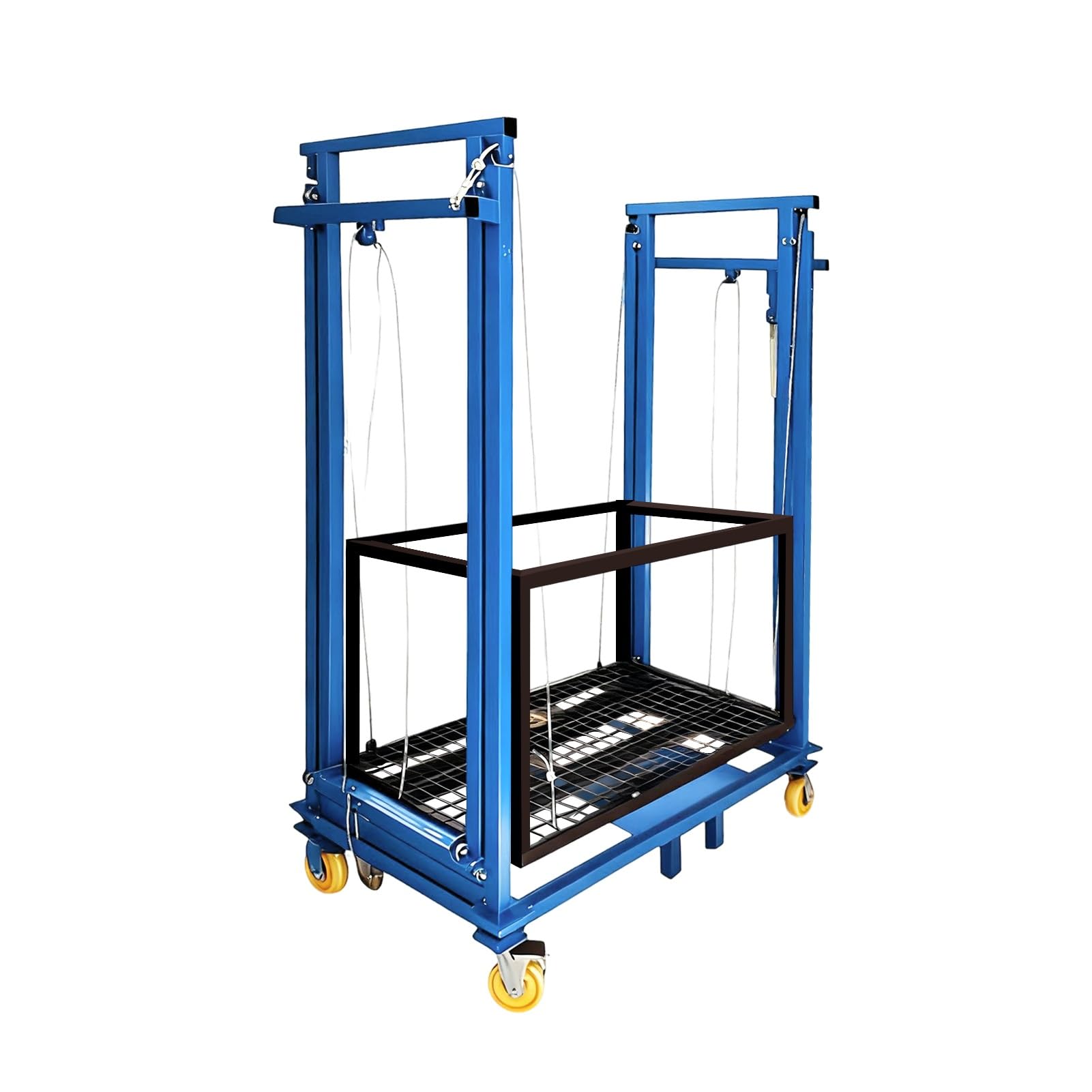 Elevador eléctrico de andamio con control remoto, escalera de construcción plegable, alta capacidad de carga para un uso versátil