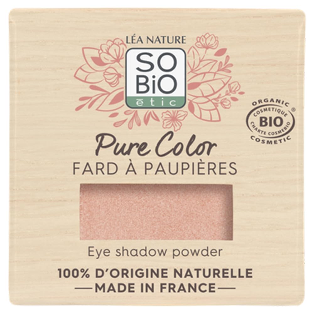 SO'BiO étic - Fard à Paupières Pure Color Bio - 04 Rose Tendresse