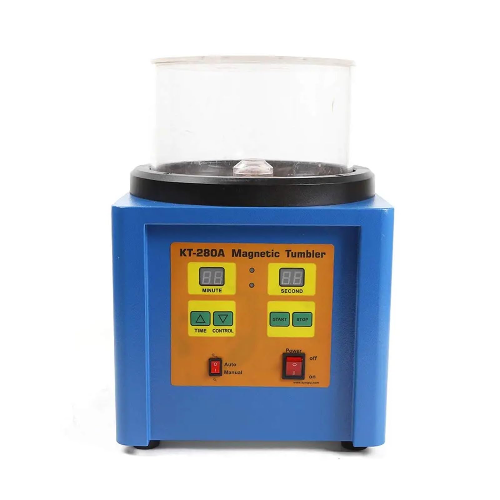 CUDTAPI KT-280A Magnetic Tumbler her Jewelry Polisher hing Machine Digital Display & Timer