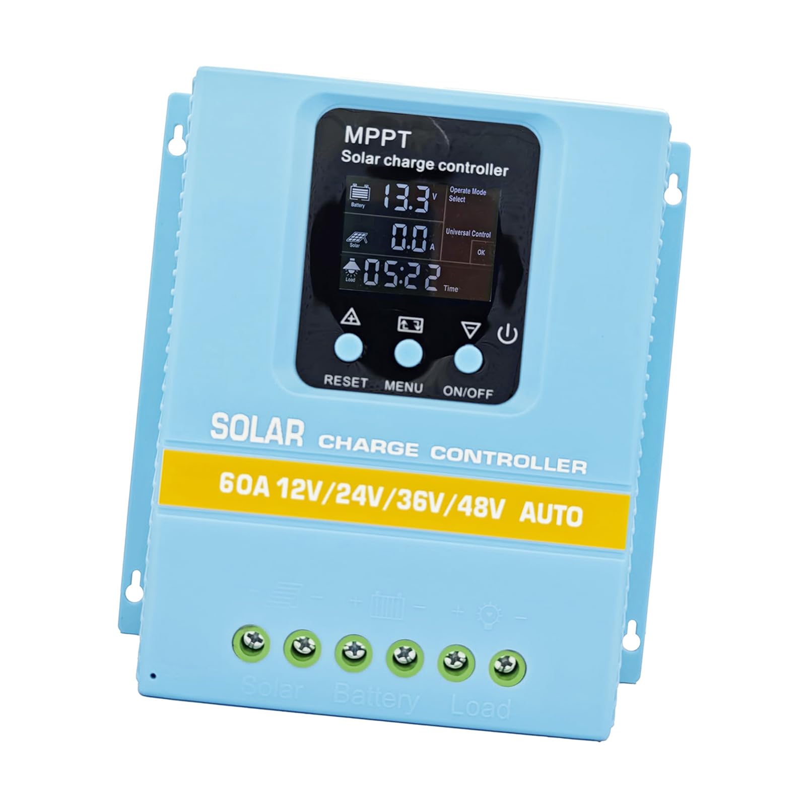 Intelligent MPPT Solar Panel Regulator Auto Charging Efficient with Backlight Display Auto Charging Intelligent MPPT
