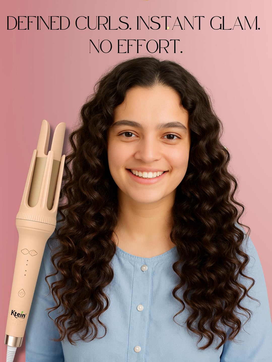 Ktein Automatic Hair Curler | Effortless Hair Styling with Adjustable Temperature and Smooth Rotating Design for Perfect Curls on All Hair Types - Image 2 thumbnail