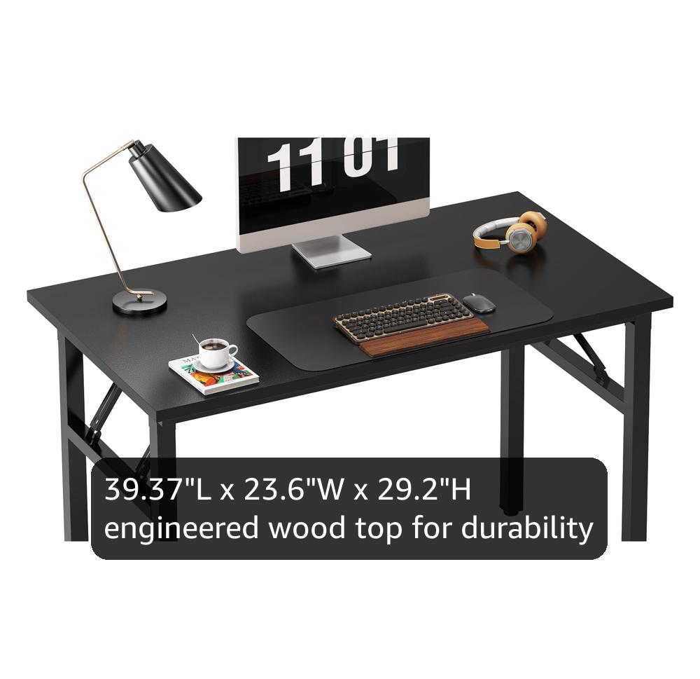 Amazon.com: Need Folding Computer Desk - 39.4 Inch Foldable Office