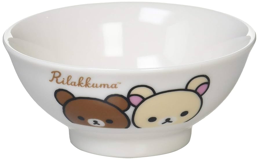 Amazon｜「 リラックマ 」 ハッピーライフ お茶碗 直径10.5cm