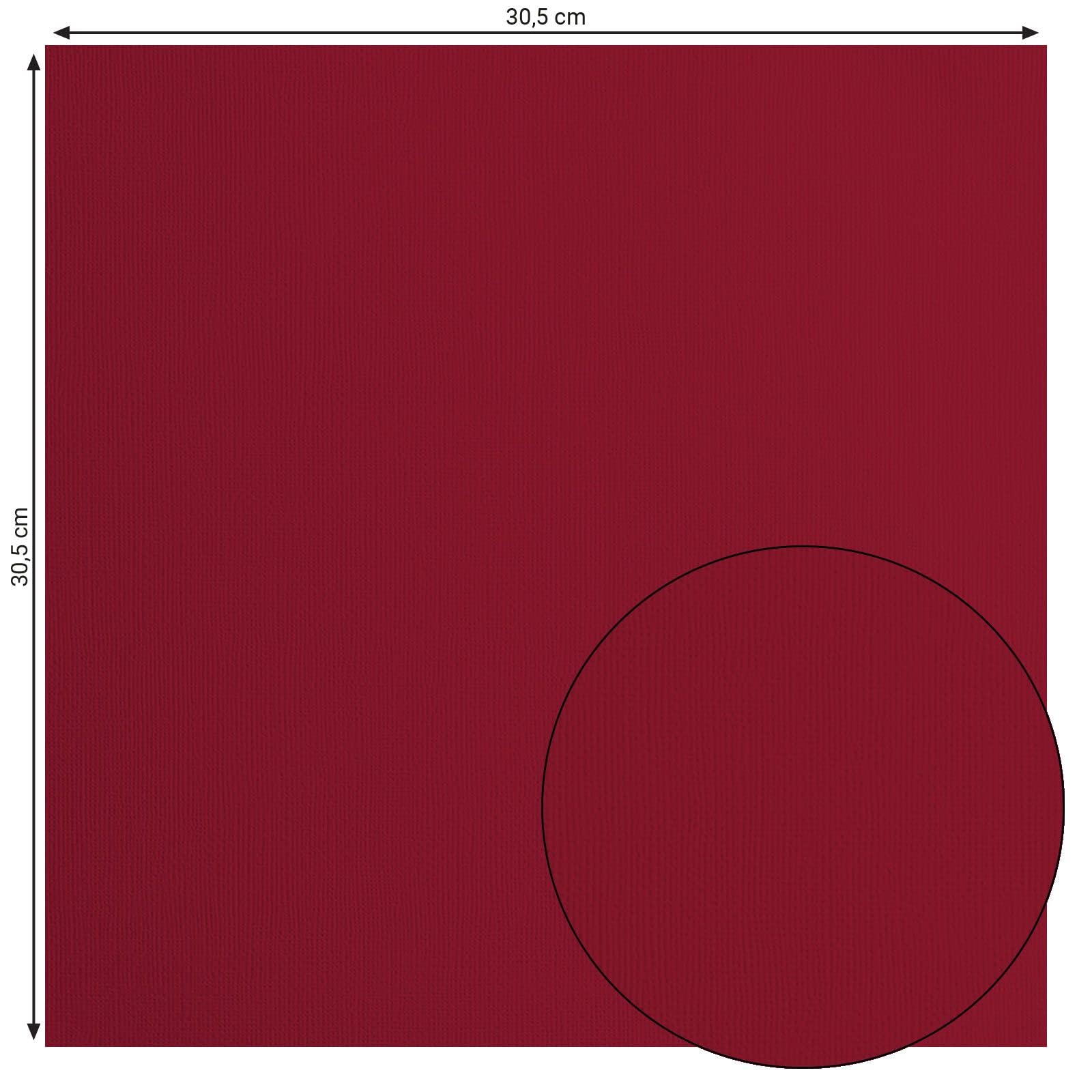 Florence Cardstock Textured, Coloured Card Making Supplies 12 x 12 inch, Red, 20 Sheets - Image 2