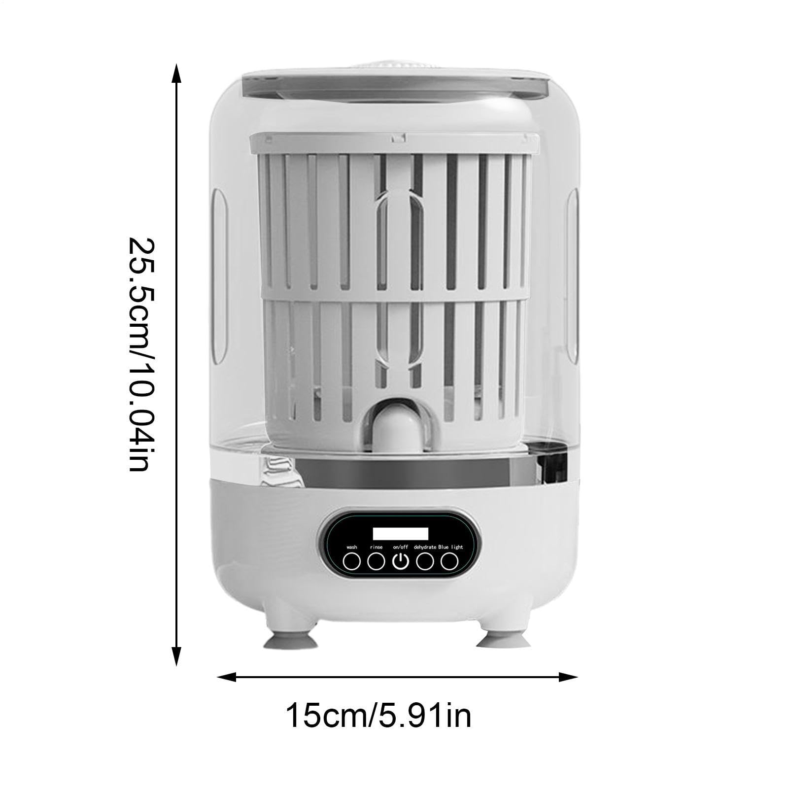 Lavatrice portatile 3L | Elettrodomestico per lavanderia da 3000 mAh