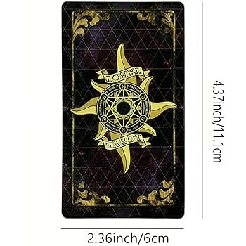Amazon.co.jp: SUNHHX タロットカードセット 78枚の表面レーザー