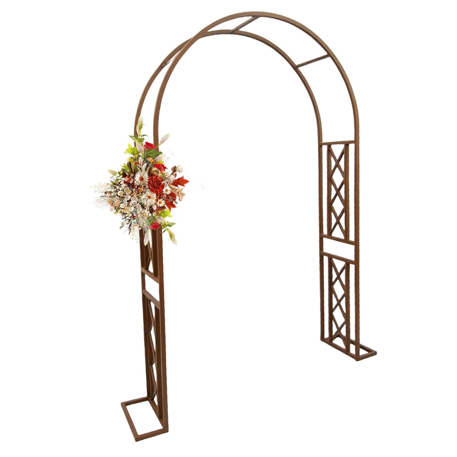 Arche de jardin en métal marron 260x230 cm du Pera