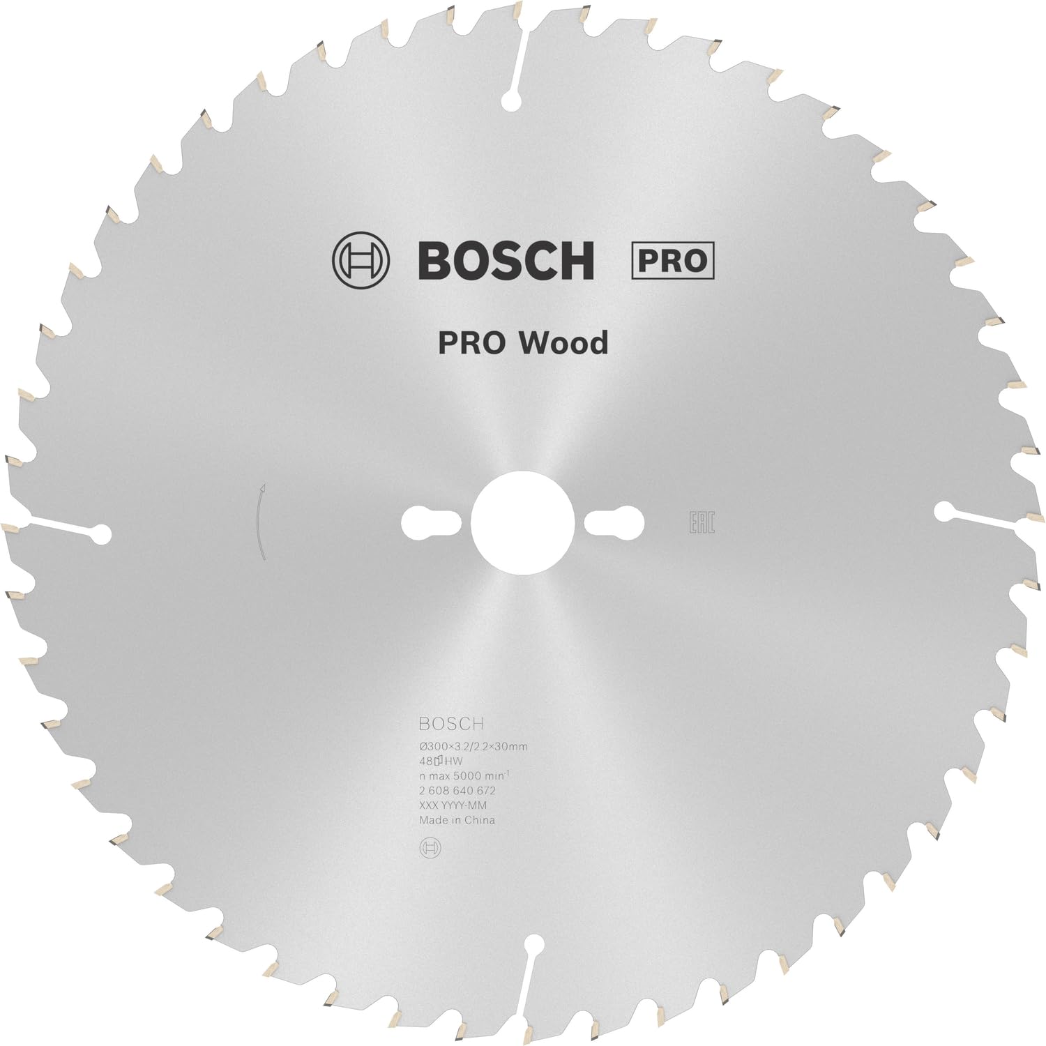 Bosch PRO Optiline Wood Cutting Table Saw Blade 300mm 48T 30mm