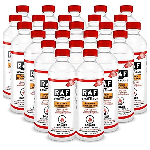 Regal Flame Prime Ventless Bio Ethanol Fireplace Fuel - 24 Quarts