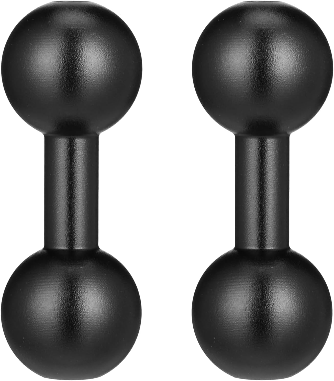 Styquenzer 2 Pack 17mm to 17mm Double Ball Extender Bar Mount for GPS Cell Phone Action Camera on Motocycle Vehicles, Ball Mount Extension 45mm Long