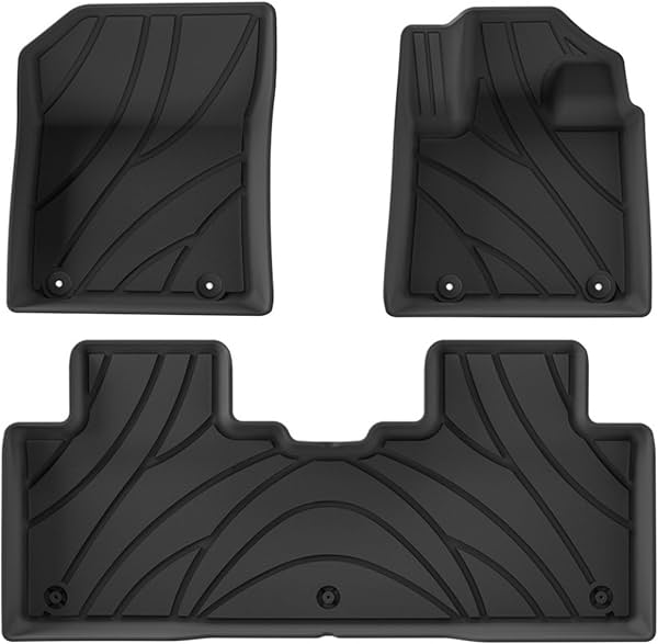 Para Geely Galaxy EX5/E5 2024-2026 (no compatible con versión UK) Alfombras para auto TPE 3D Impermeables Accesorios Negro (24EX5E5 RHD 3PCS)