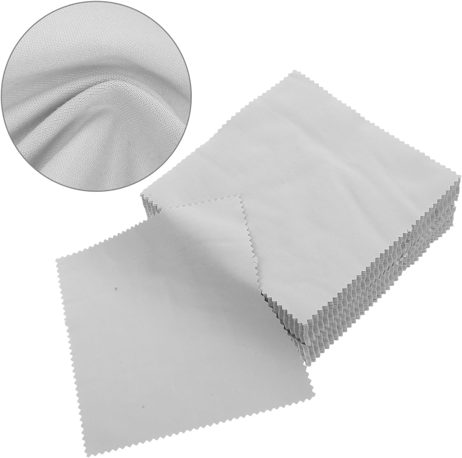 100pcs Lint Microfiber Cleaning Cloths for Eyeglasses Scratch Eye Clean Cloths Versatile for Lenses and Electronics Durable and Soft Material